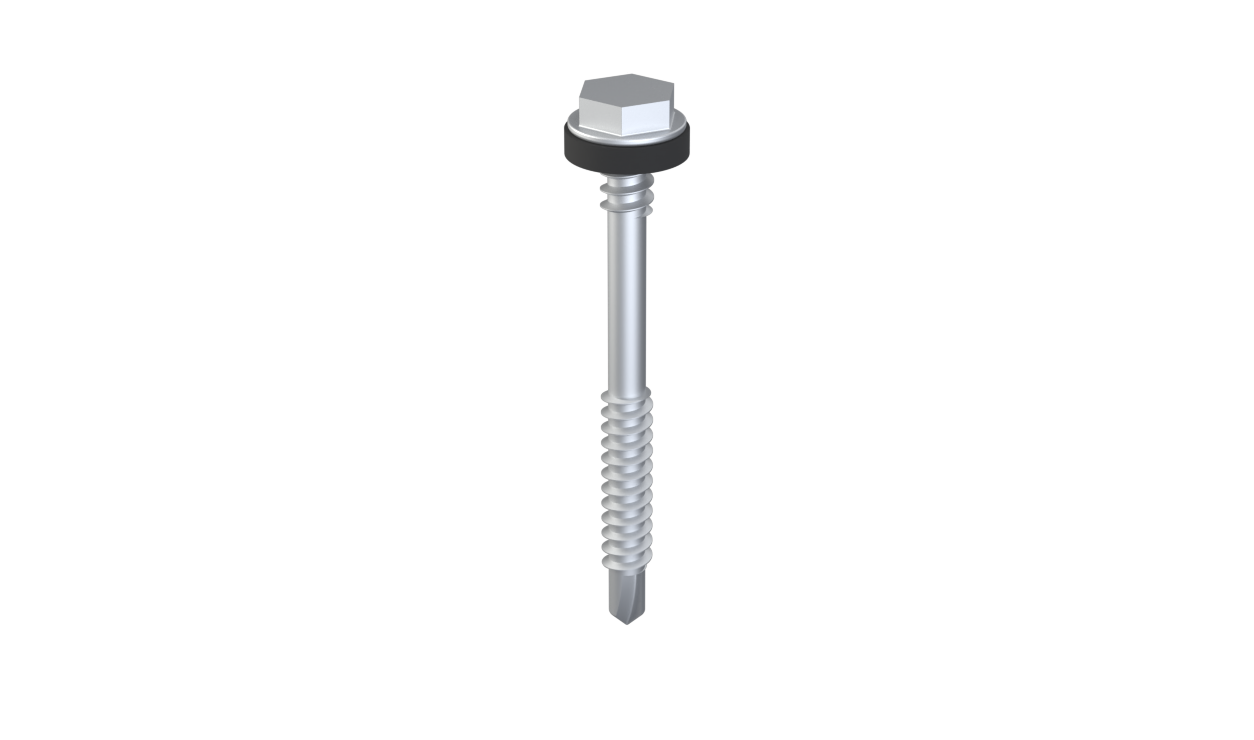 Hex Head w/ Seal & Top Grip - Coarse Thread