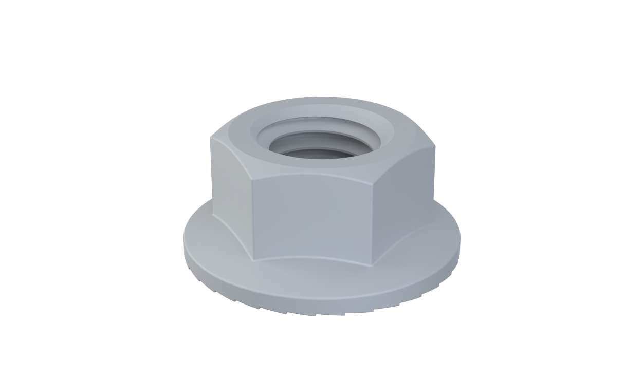 Serrated Hex Flange Nut