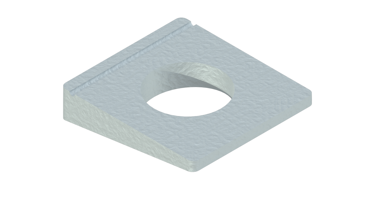 Taper Washer - 8 Deg Square