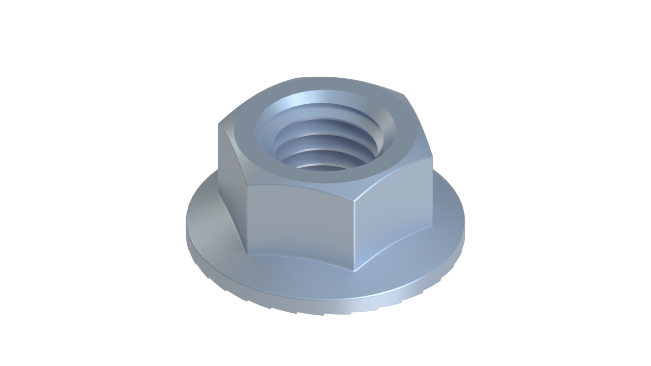 Serrated Hex Flange Nut
